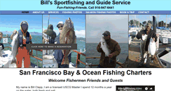 Desktop Screenshot of billssportfishing.com